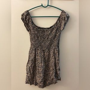 Forever 21 Medium Leopard romper